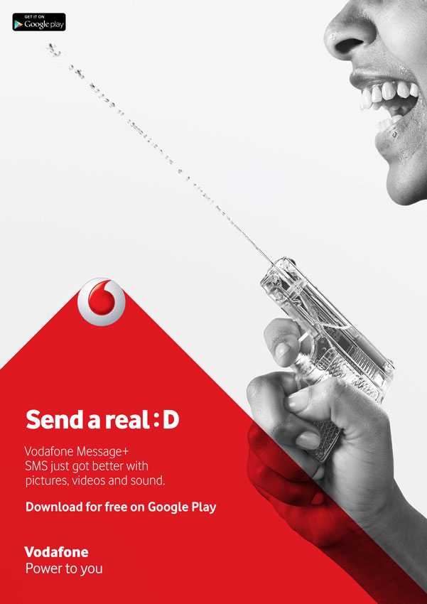 Annabel McCrory Make-up -Vodafone "Send a Real :D"